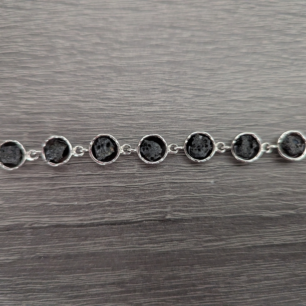 Iceland Lava Stone Bracelet By Sign - Picture 2 of 4